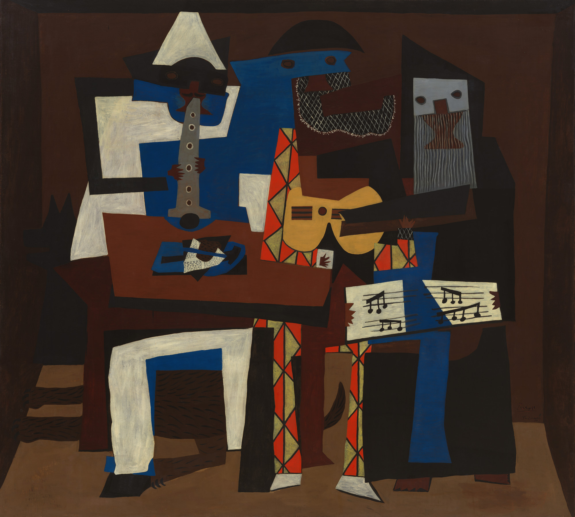 Pablo Picasso. Three Musicians
