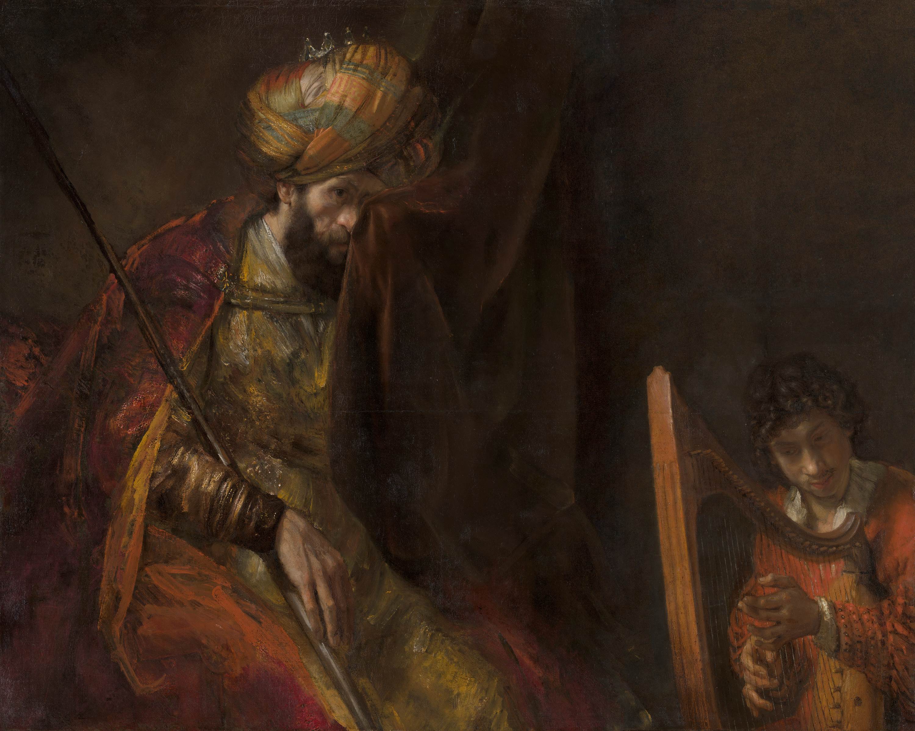 Rembrandt's painting Saul and David