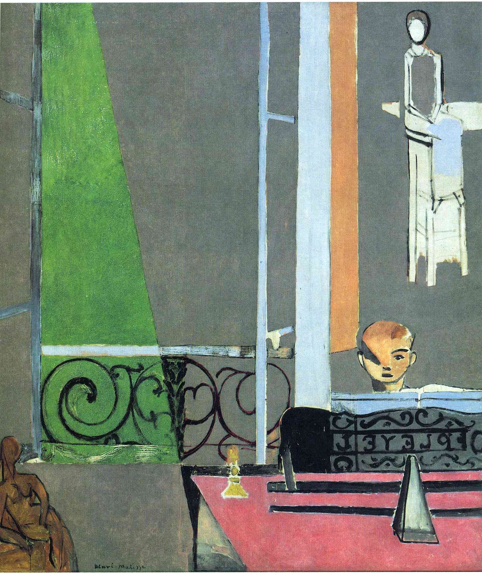 Painting by Henri Matisse, The Music Lesson, 1916–17